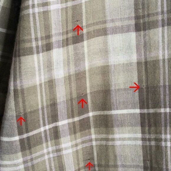 G.H. BASS & CO. Plaid Checkered Button Down Shirt Long Sleeve Check Sz L NWT - Picture 11 of 12